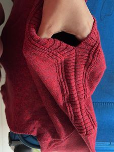 Old Navy Red Knit Sweater