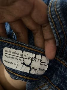 Wide Leg Denim Jeans