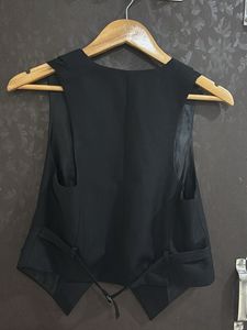 Sleek Black Vest