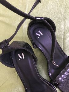 Croc Textured Heel 3.5 inches(UK-2)ind 35