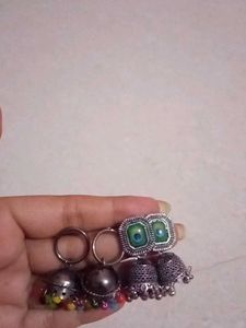 Colorful Jhumka Earrings
