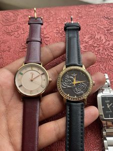 Casio , dress Berry , FN &amp; Dvine 4 Women Watches