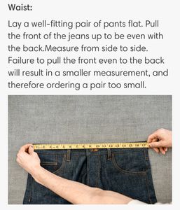 PME- Pant Measurements Example