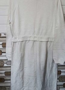 Off White Wooden Dress