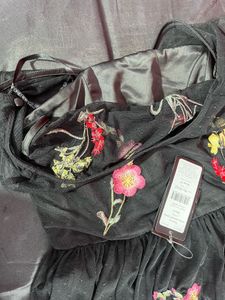 Forever New Floral Embroidered Dress