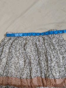 Floral Print Skirt