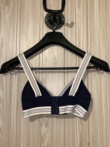 Westside Blue V-Neck Padded Bra Size 30B