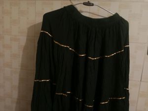 Ethinic Kurti With Flared Skirt