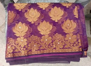 Purple & Gold Sari