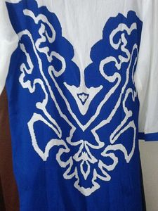 Stylish Blue &amp; White top