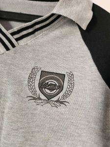 Crop Top with Varsity Style