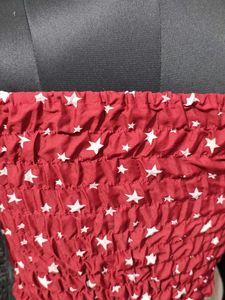 Stylish Star Print Crop Top