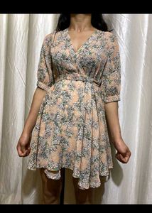 Beautiful Mini Dress With Unique Prints