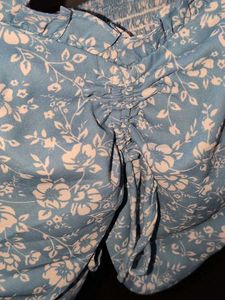 Floral Print Crop Top