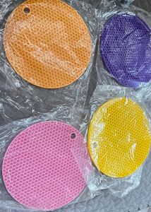 Round Silicon Mat Combo Of 4