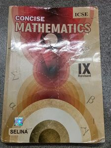 Icse Class 9 Maths Textbook