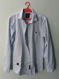 Blue White Striped Shirt