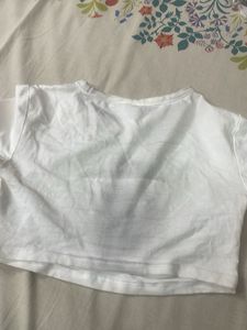 White Crop Top