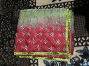Red And Green Dupatta