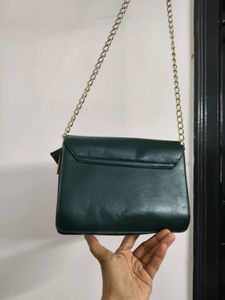 Allen solly  Green Crossbody Bag