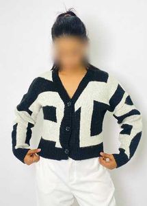 Stylish Black & White Cardigan