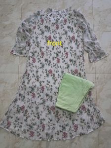 Floral Print Kurta with Pants