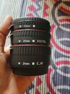 3 piece Macro extension tube Set