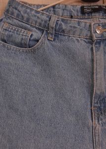 High-waisted Embroidery Jeans Women