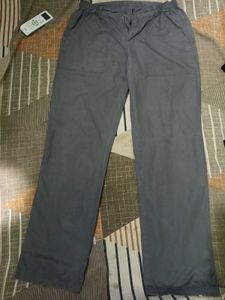 Gray Casual Trousers