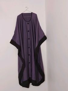 Elegant Purple Kaftan Abaya