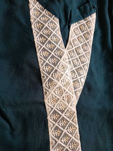 Blue Rayon Long Kurti