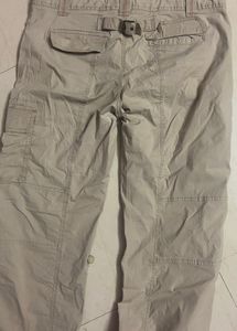 Adjustable Wide Leg Cargo Pants