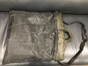 Stylish Reversible Tote Bag Military Green Large