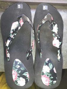 Floral Flip Flops
