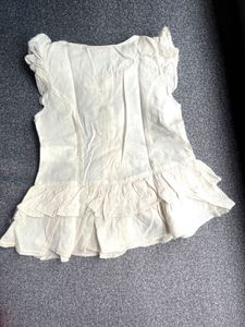 Embroidered Ruffle Top