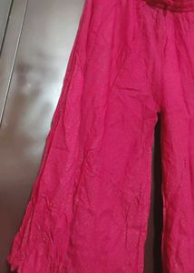 Rose Rani Color Plazo For Girl Or Women 34 Waist
