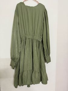 Olive Green Dress