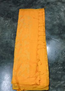 Yellow Handloom Saree