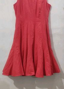 Coral Flovy Dress