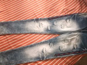 Distressed Denim Jeans