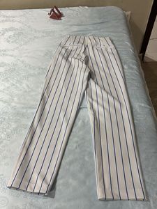 Striped White Pants