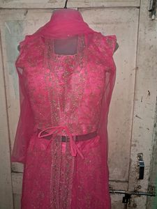 4 Piece Crop Top Lehnga With Duppata