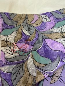 Purple Leafy Fabric
