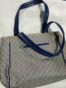 Vintage Patterned Tote Bag