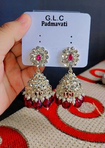 Purple Jhumka
