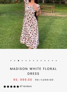 ‼️Last Day 899 Sale ‼️Emprall White Floral Dress