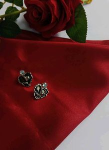 Eternal Rose Heart Earrings 💗✨