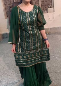 Green 3 Piece Grara Suit