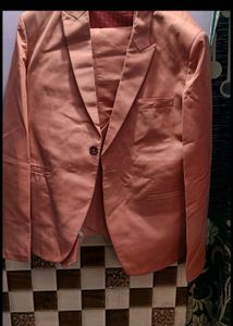 3 Peice Suit Peach Colour