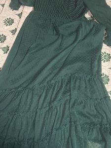 Green Long Sleeve Dress